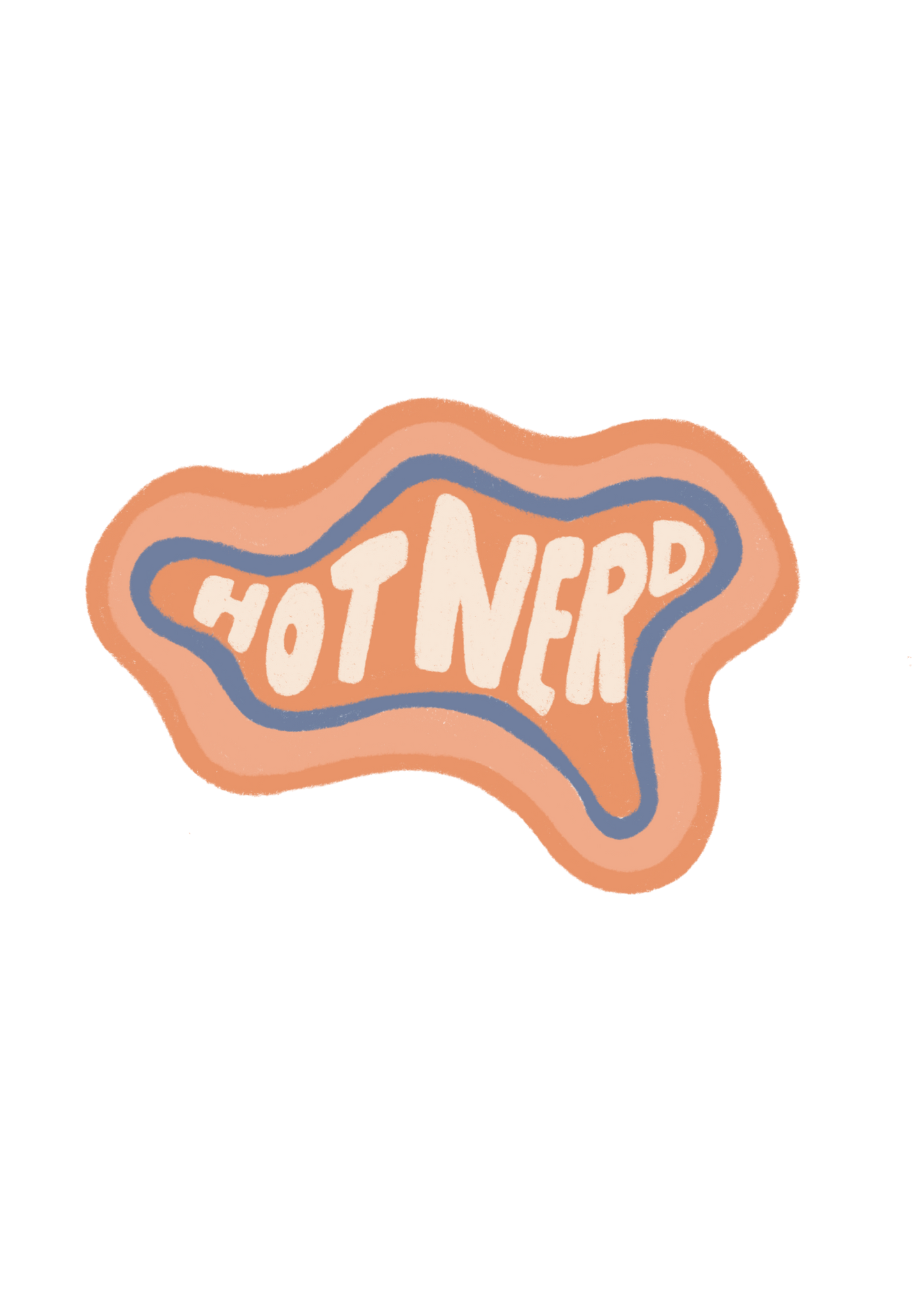 hot nerd sticker